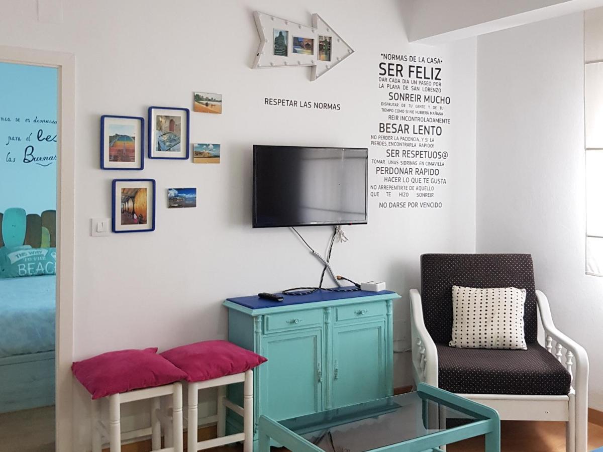 Apartamento Playa San Lorenzo Apartment Gijon Luaran gambar