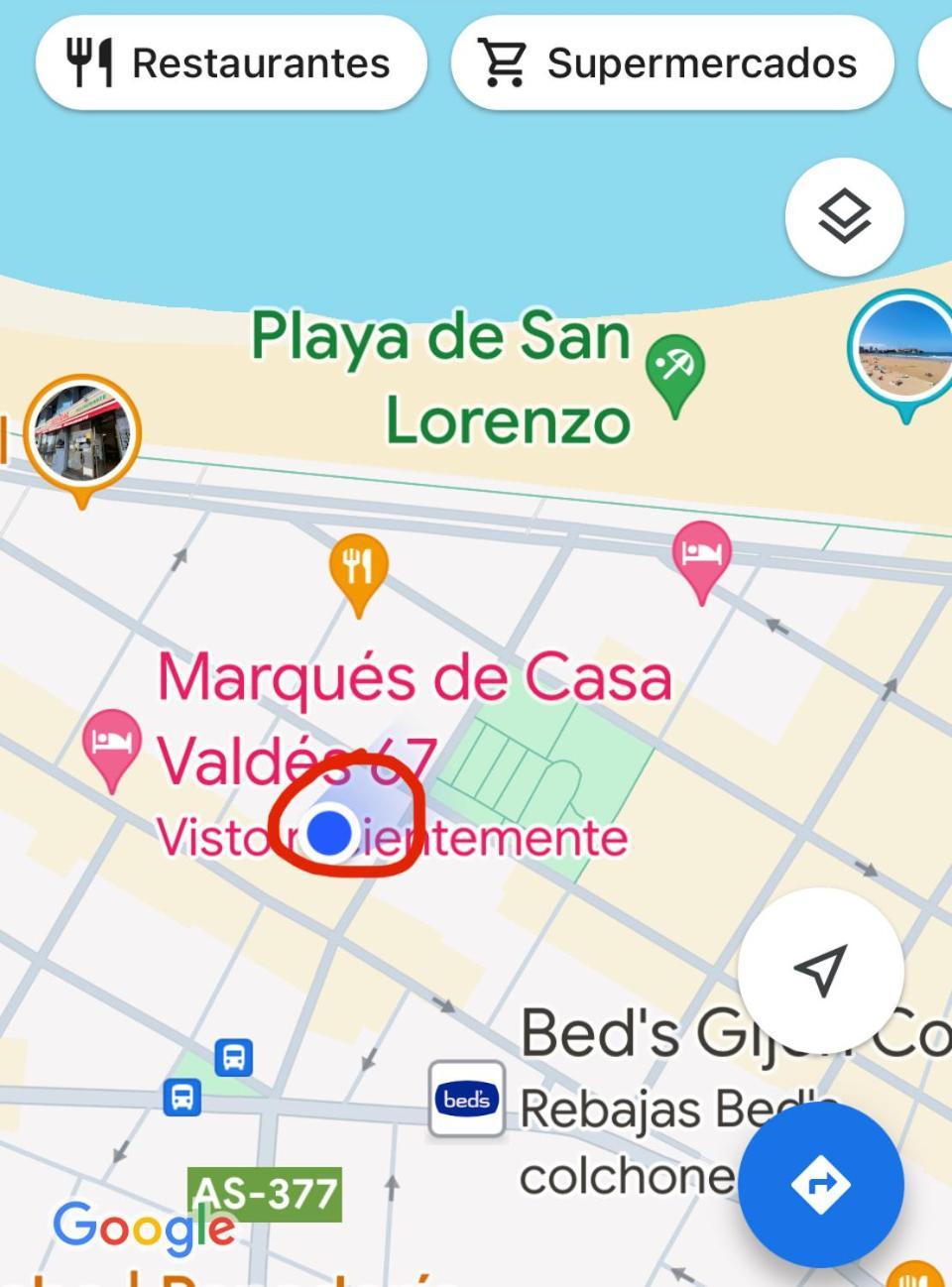 Apartamento Playa San Lorenzo Apartment Gijon Luaran gambar