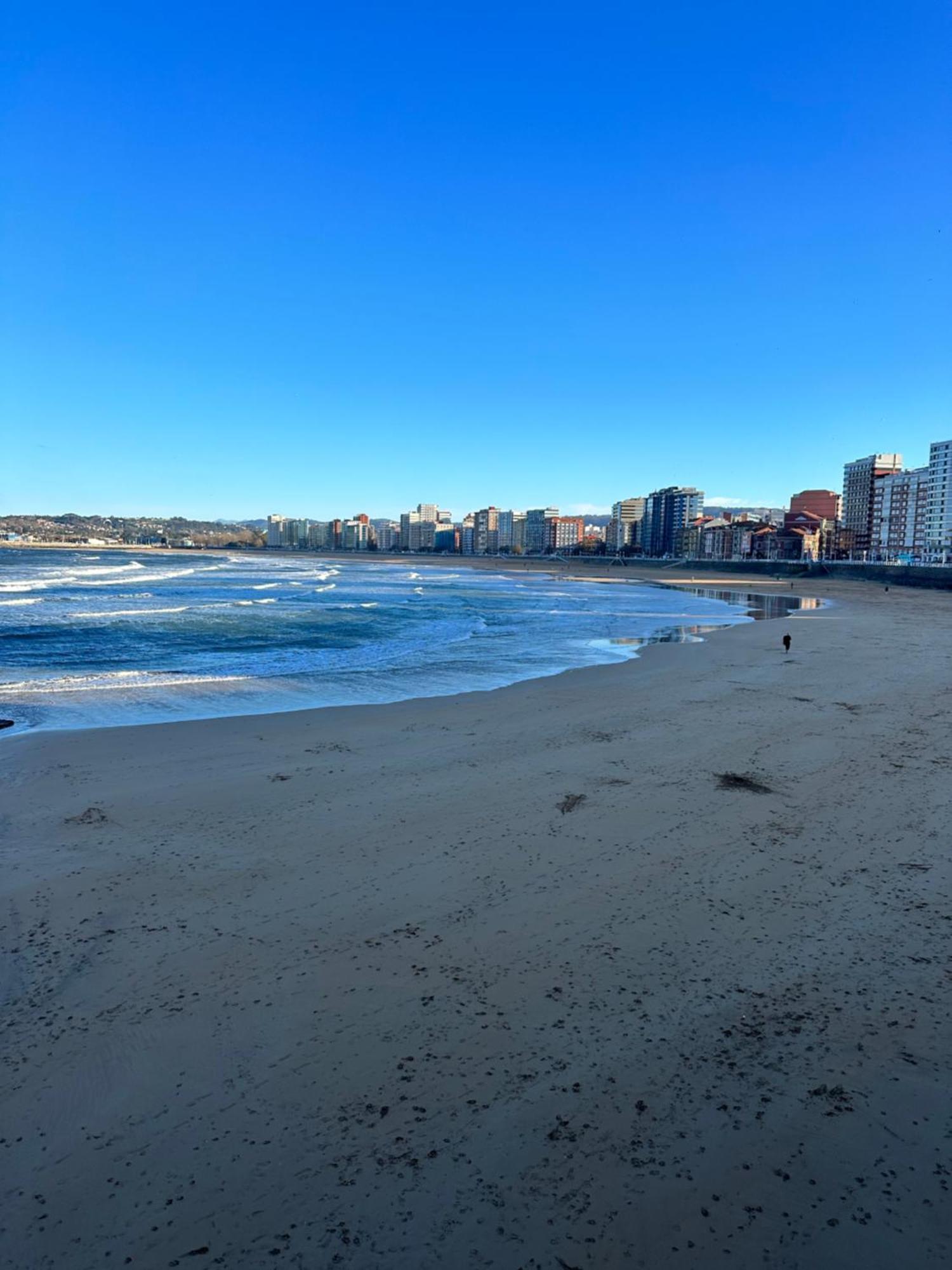 Apartamento Playa San Lorenzo Apartment Gijon Luaran gambar