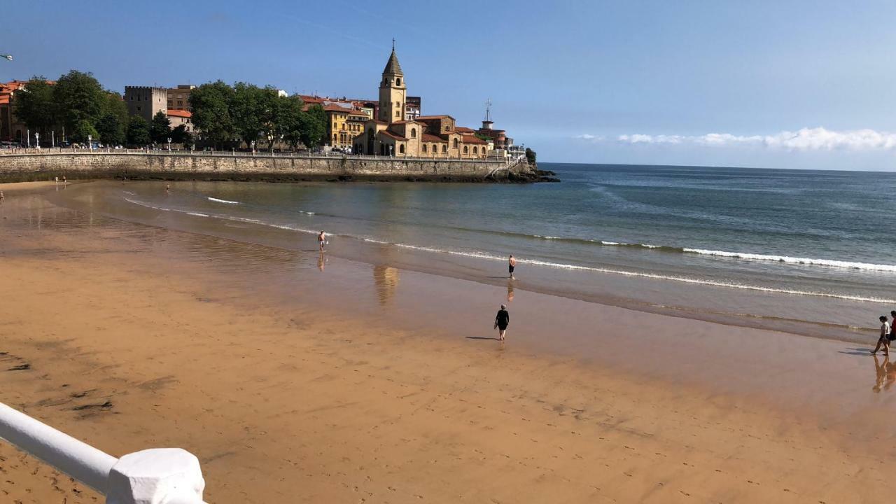 Apartamento Playa San Lorenzo Apartment Gijon Luaran gambar